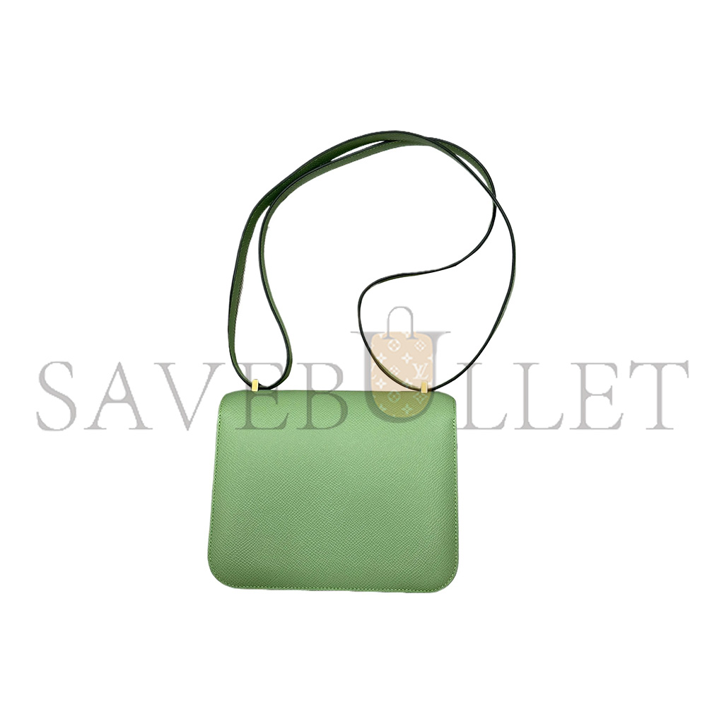 HERMES MASTER CONSTANCE 19 EPSOM 3I VERT CRIQUET H085976CCAA (19*15*4cm)